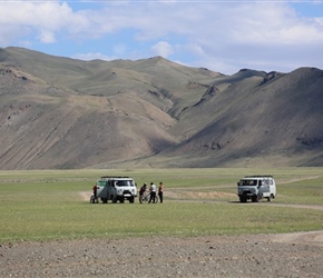 Our UAZ back up vans