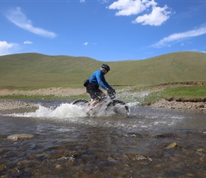 John through water