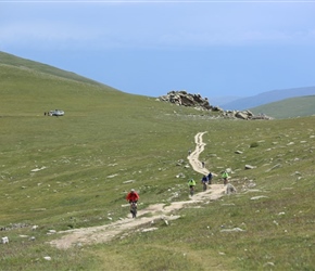 Bat etc climbing through Arts Bogd Mountain Range