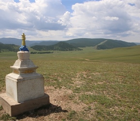 Temple at top of climb