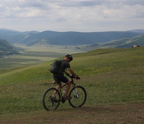 Dave on first Climb