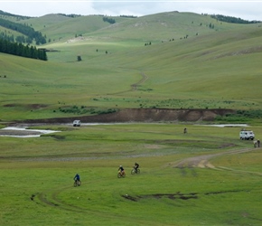 After the river crossing