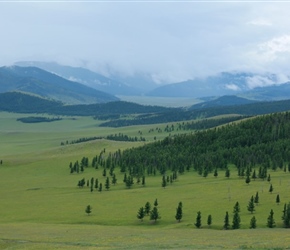 View from top of climb