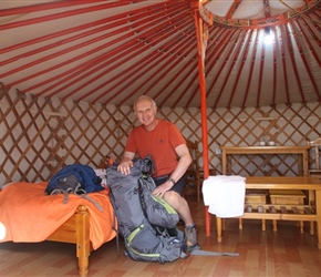 John Hawkins at Ger Camp