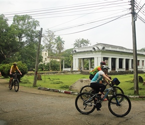 Through old hospital grounds, Chiang Mai