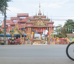 Dianne passes temple