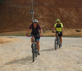 Dianne, Martin arrive at the second summit ready for lunch