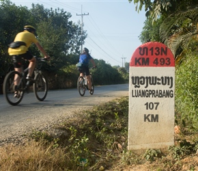 Dave and Anne by milepost