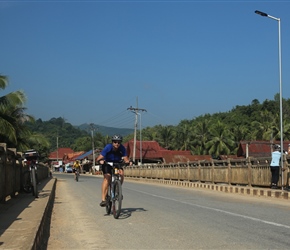 Anne crosses Bridge