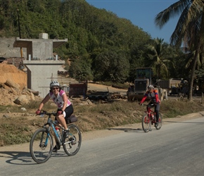 Dianne passes railway