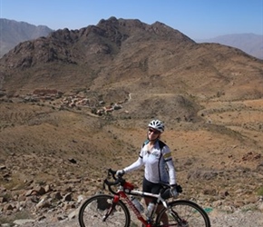 Jen atop Tarakatine Pass