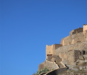 Moon over Tizourgane Kasbah