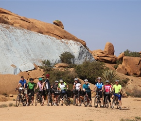 Lined up at Painted Rocks