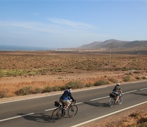 Barney, Linda and Sarah leave Sidi Ifni