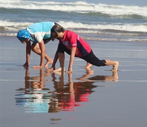 Carel and Carole on Legzira Beach