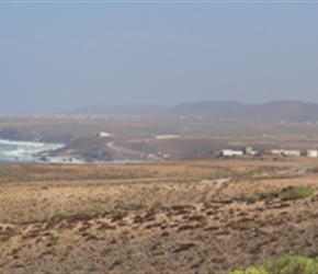 Coast road from Legzira Beach