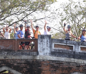 All on bridge in Ayutthaya