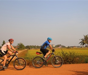 Tim and Carel in Siem Reap