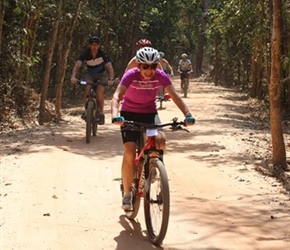 Margaret Powell in Angkor Complex