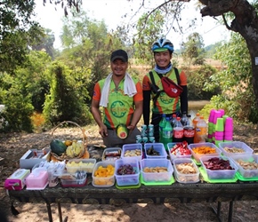 Food Stop near Banteay Srei