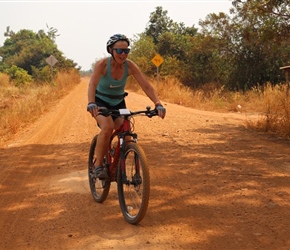 Lorna near Banteay Srei