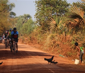 Channy and boy near Siem Reap