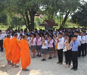 School children remember  the Killing Fields