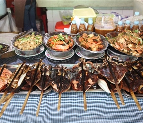 Squid for lunch at Central Market