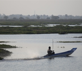 Away fishing on Boeng Keot lake