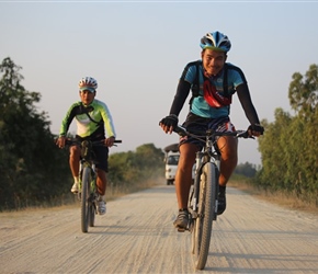 Our bike mechanic near Takeo