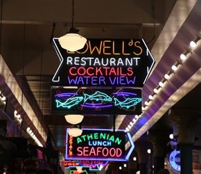 Signs at Pikes Market