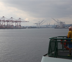 Keith bidding farewell to Seattle Port