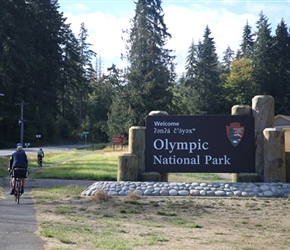 Olympic National Park Sign