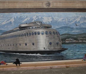 Mural at Port Angeles