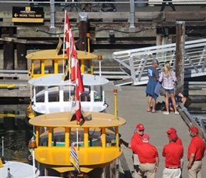 Water Taxi pilots, waiting to perform