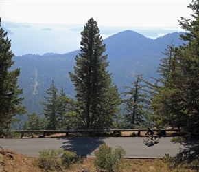 Steve descends Mount Constitution