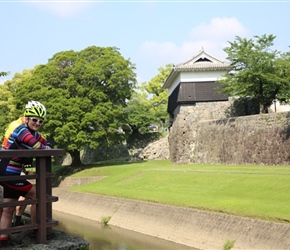 Christine at Kumamoto Palace