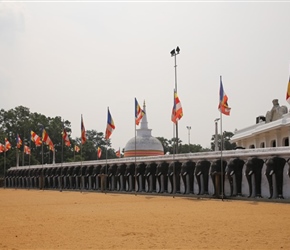 Elephants at Ruwanwelisaya