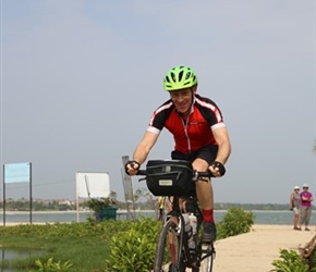 Paul on Passikudah Boardwalk