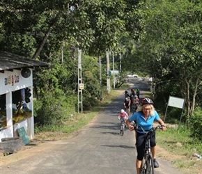 Gilly climbs towards Canal