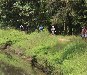 Tim et al alongside the canal, a wonderful place to see wildlife