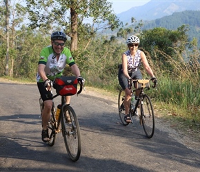 Ian Postlethwaite and Christine on Riverston Road