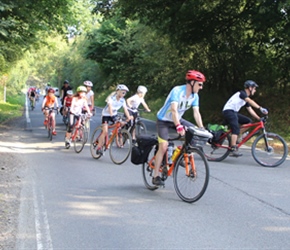 Gerald heads for cyclepath