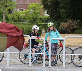 Ella and Hannah in Namur