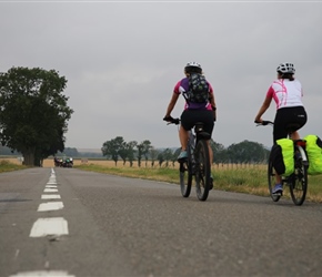 Helen and Catherine Leaving Braibant