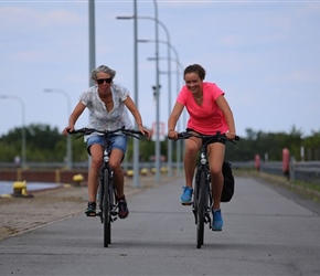 Jo and Kate Watson at Elbe Locks