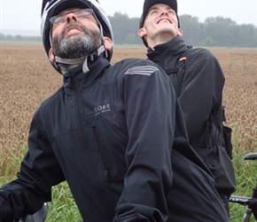 John and Nick check out windmill