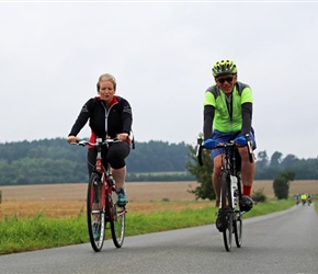 Pauline and Eric Holub near Proitze