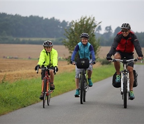 Harrison,  Carrie and Gary near Proitze Muhle