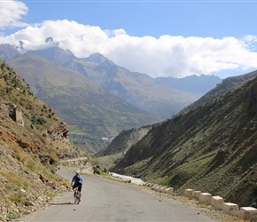 Paul along valley near Tandi